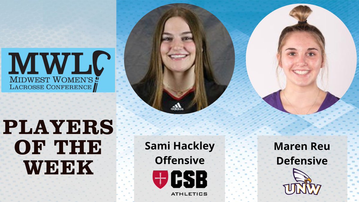 Hackley, Reu earn MWLC weekly awards

Release: bit.ly/3V22TRU