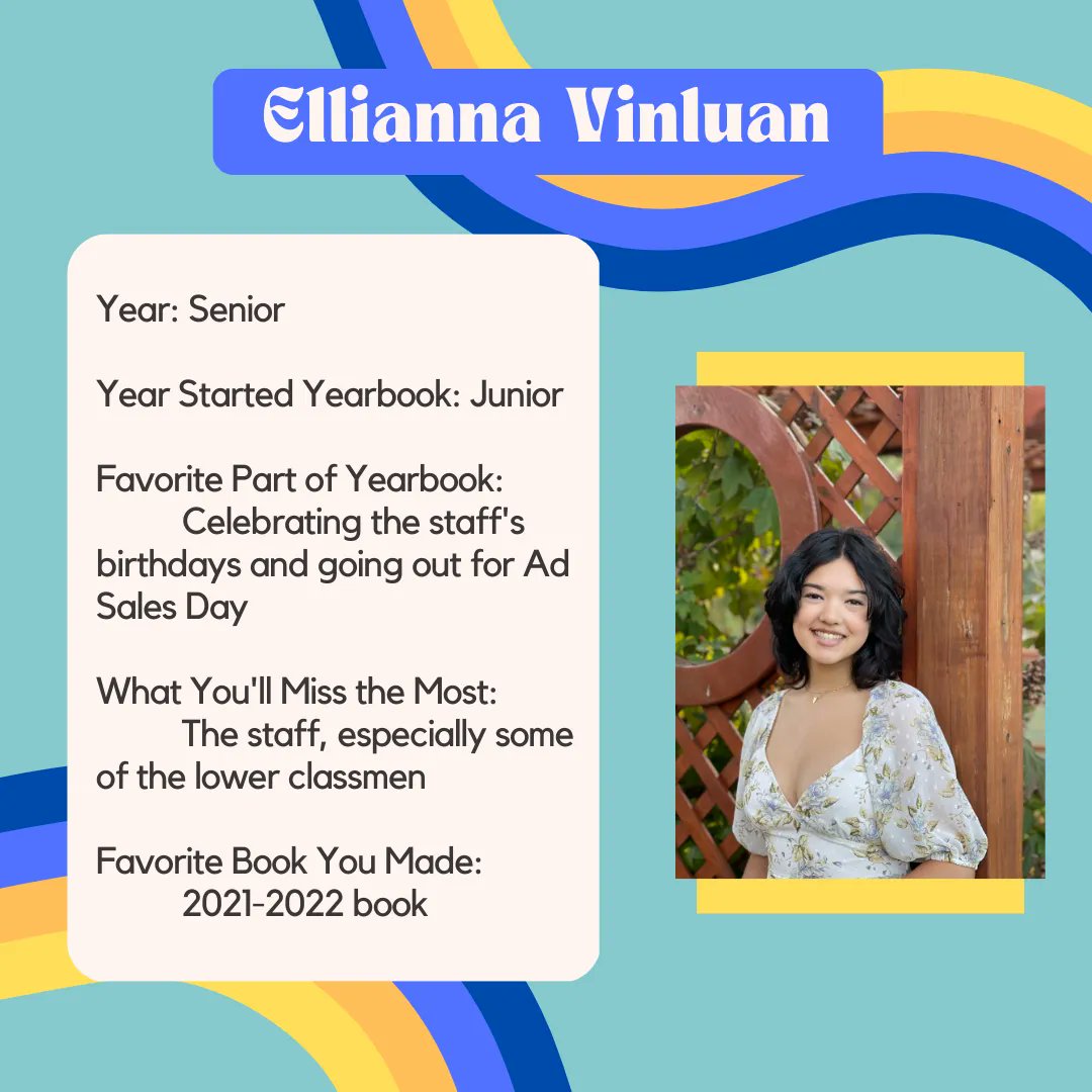OHInflight's tweet photo. The third senior we are recognizing is Ellianna Vinluan, ad sales manager. https://t.co/7A6gi9qqqE