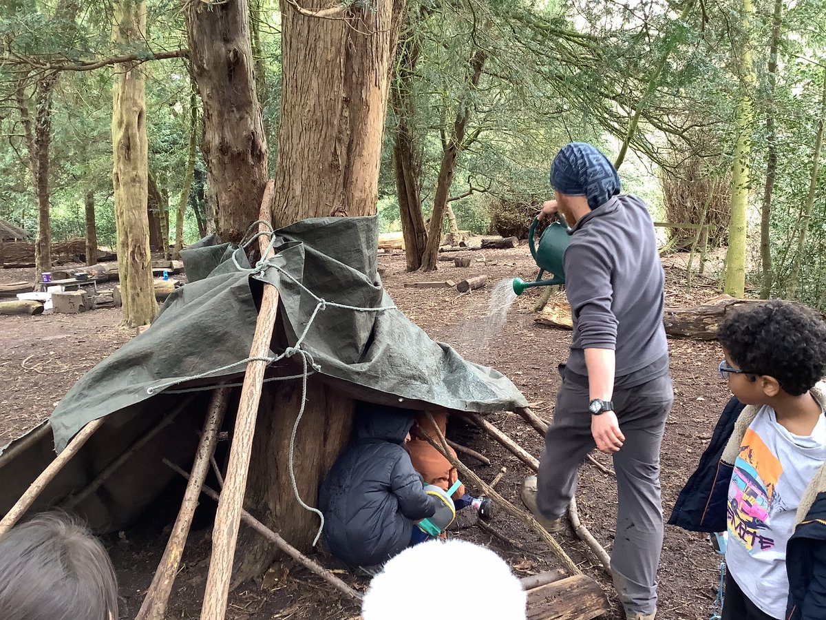 Woodland_Grange's tweet photo. Year 3 had fun den building this afternoon, and even enjoyed a hot chocolate around the camp fire ☺️ https://t.co/U4vW6bi5IU