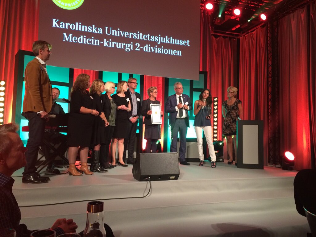 Redan 2014 fick vi pris för vårt Lean-arbete på Karolinska Universitetssjukhuset. Efter många organisatoriska krumbukter ( läs boken; Konsulterna) och ödda skattepengar så är sjukhuset åter på Leanspåret med stora framgångar kring köer och kvalitet! #karolinska #Lean