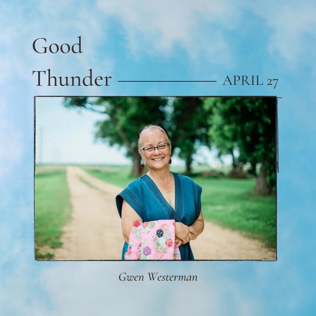 The sun is shining, and we're jazzed about our very last Good Thunder this Thursday, April 27 with Gwen Westerman. We hope to see you there!

gt.mnsu.edu/this-years-eve…