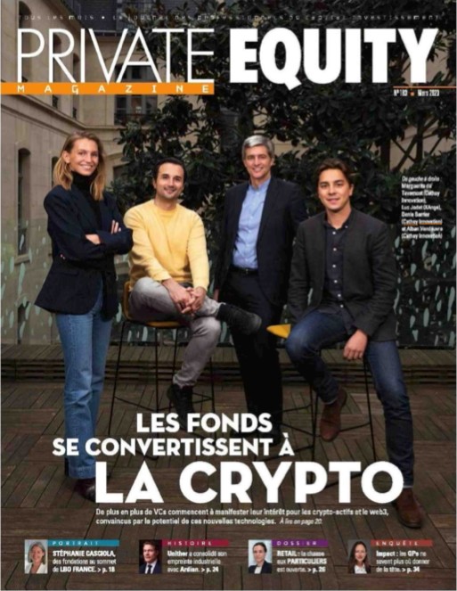 Cathayinnov's tweet photo. 🔎 Our Cathay+Ledger team was featured in the latest edition of Private Equity Magazine — discussing all things #Web3 &amp; #VentureCapital. 

More here: https://t.co/GN5sLDo9wn

CC: @Ledger @denisbarrier @maguitte_tav  @AlbanVendeuvre  @CathayCapital https://t.co/J7Liu53ge8