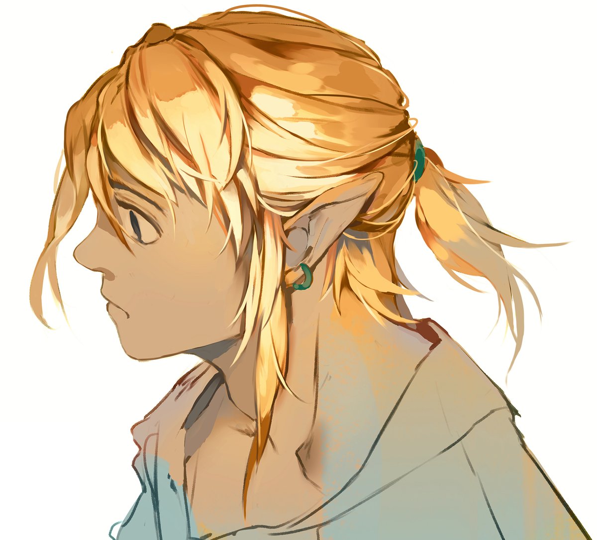 Brady Evans on Twitter "Practicing hair by trying to figure out Link's