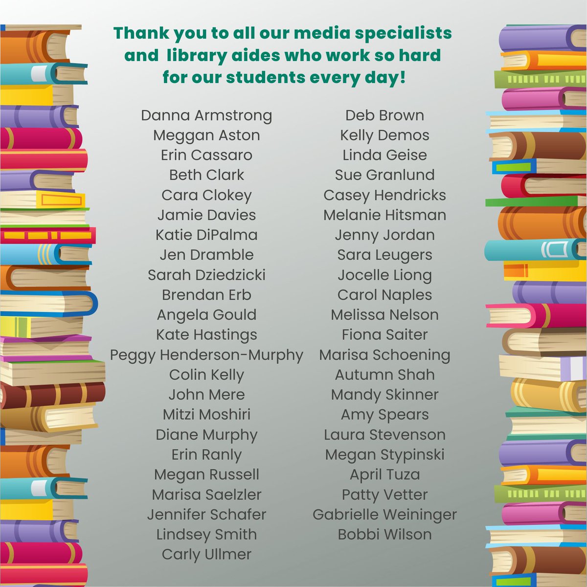 DublinSchools's tweet photo. It's National Library Week! 📚 Thank you to all who work in our school libraries to make it a great place for students to explore, learn, quietly read and study. #BetterTogetherDCS https://t.co/nW6GrWfpSG