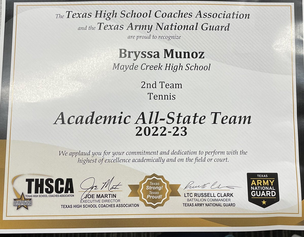 Congratulations Bryssa