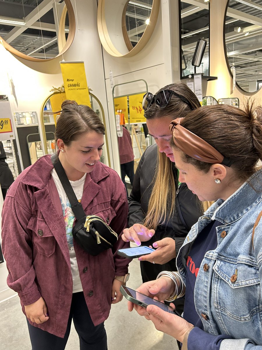 IKEA shopping in full gear for the new staff lounge and zen den. <a href="/CounselorJenR/">Jen Russell</a> <a href="/MrsToddCECS/">Kasey Todd</a> <a href="/MissBuflerIn2nd/">Morgan Bufler</a> <a href="/IKEAUSA/">IKEA USA</a> <a href="/Creeksidetweet/">Creekside ECS</a> #WeAreLakota #NeedToSucceedCECS