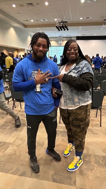 Devil is always busy. I just have to remember who I do it for.  My oldest son receiving his championship ring 💍 💙  we will continue smiling and enjoying life 💙 😀