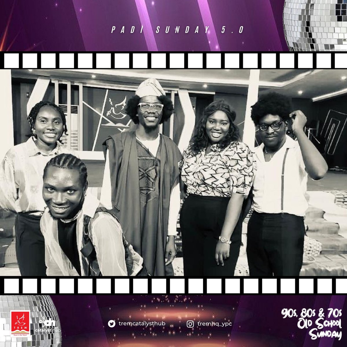tremcatalysthub's tweet photo. ⏪⏪Did someone press the rewind button?!
Check out pictures from Padi Sunday with the 90s,80s n 70s theme.

We decided to go retro and we did! Amazing costumes and attires all round church!😍😍😍
.
.
.
#Padisunday
#Agape
#TREM
#explore
#explorepage
#tremhq
#oldschool
#vintage https://t.co/cTLfFNScnF