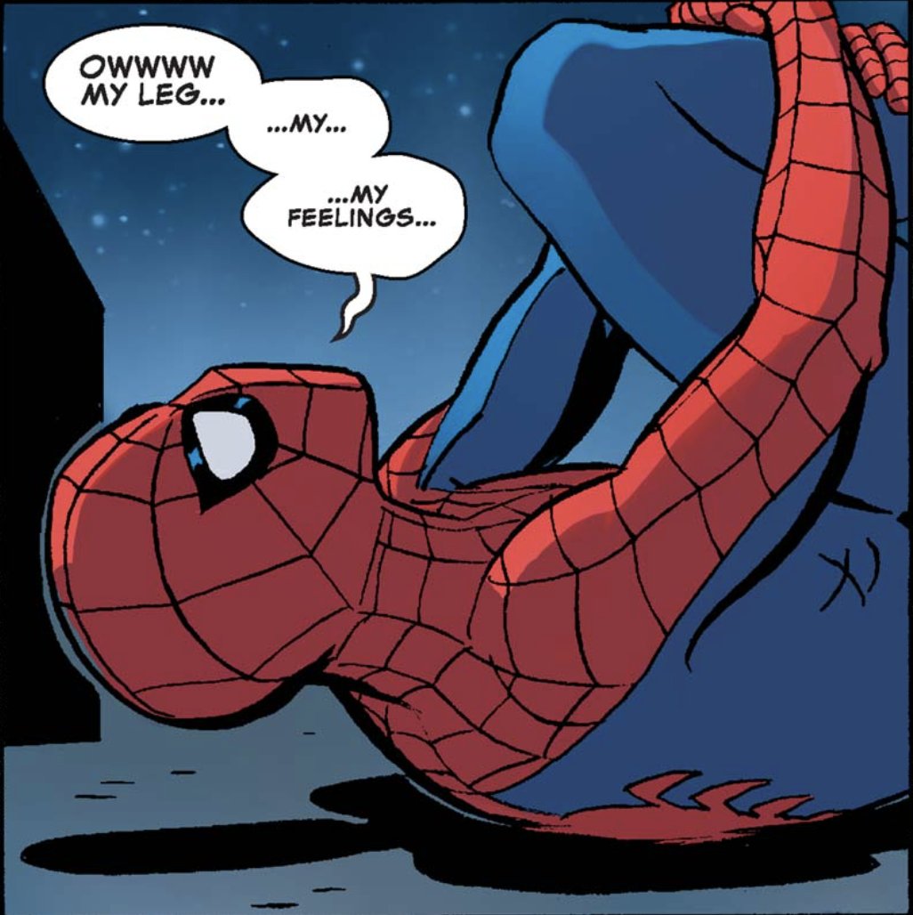 MarvelComicsHQ's tweet photo. Peter Parker's entire life: all very mercury in retrograde coded https://t.co/01pejjjzle