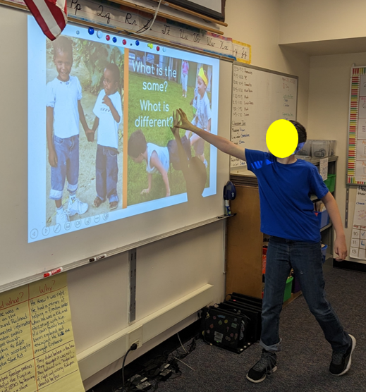 MrBushart's tweet photo. Day 139: Today I introduced Balance Points, a #MathMovement activity where students work in pairs to create a collective freeze to show a numerical answer to a problem. It was a hit! The kids loved the creative aspect of coming up with an interesting (yet safe!) pose. https://t.co/hZx3Sj1hnT