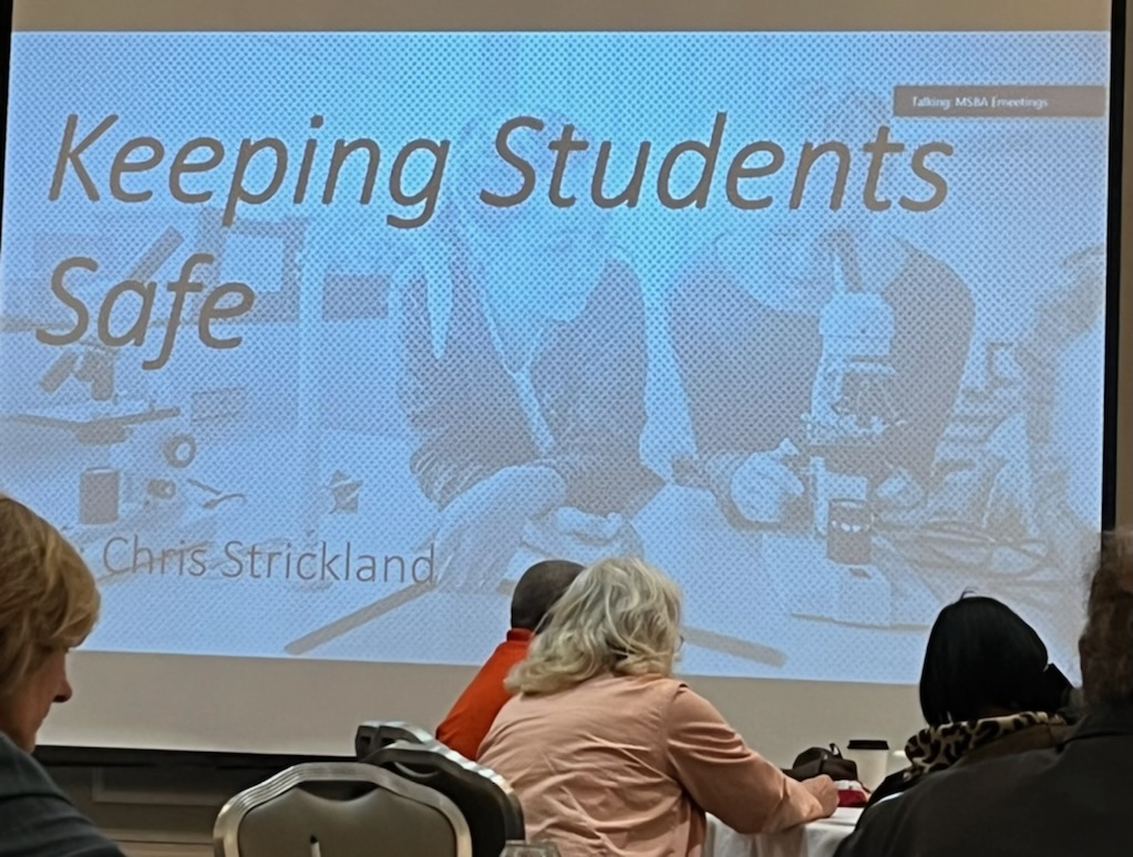 Today at the Mississippi School Boards Association Spring Law Review, Officer Chris Strickland presented on School Safety. Officer Strickland is an SRO for the NCSD! Thank you for all you do for our students and staff! 
#onecommunity #onemission #oneneshoba 
#ARatedDistrict