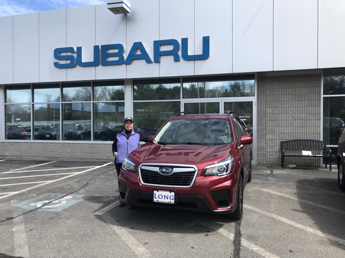 Congratulations to Marcella on your #crimsonredpearl #SubaruForester from sales consultant Carrille Dionne at Long Subaru! #longsubarudriver #mondaymotivation