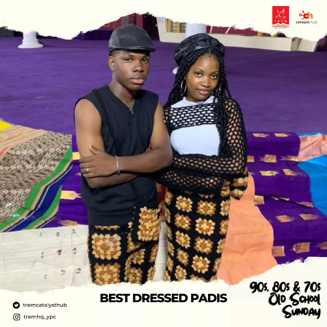 tremcatalysthub's tweet photo. Let's give it up for our best dressed Padis
GIDEON &amp; CHIDERA

Hand made outfits that stole all eyes on that day! We celebrate you guys😍😍🌟
Y'all look too good!
.
.
.
#Padisunday
#Agape
#TREM
#explore
#explorepage
#exploremore
#fashion
#trending https://t.co/fetcRIbhB7