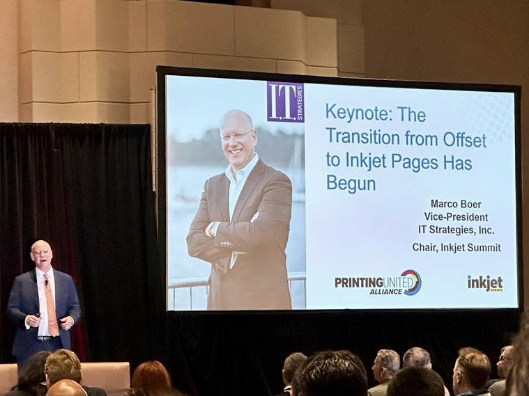 SolimarSystems's tweet photo. Kicking off now: #inkjetsummit! https://t.co/vIMWdAIqUZ