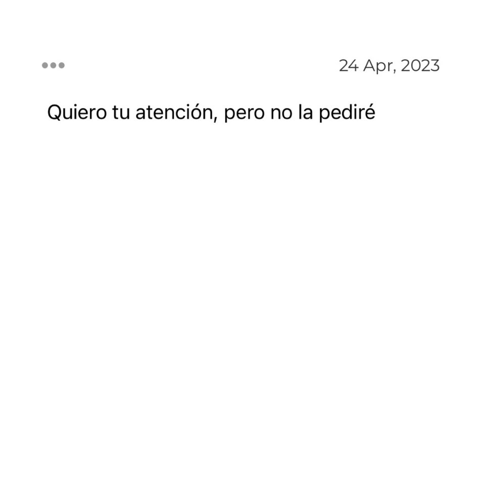 documentando's tweet image. quiero tu atención 🫢