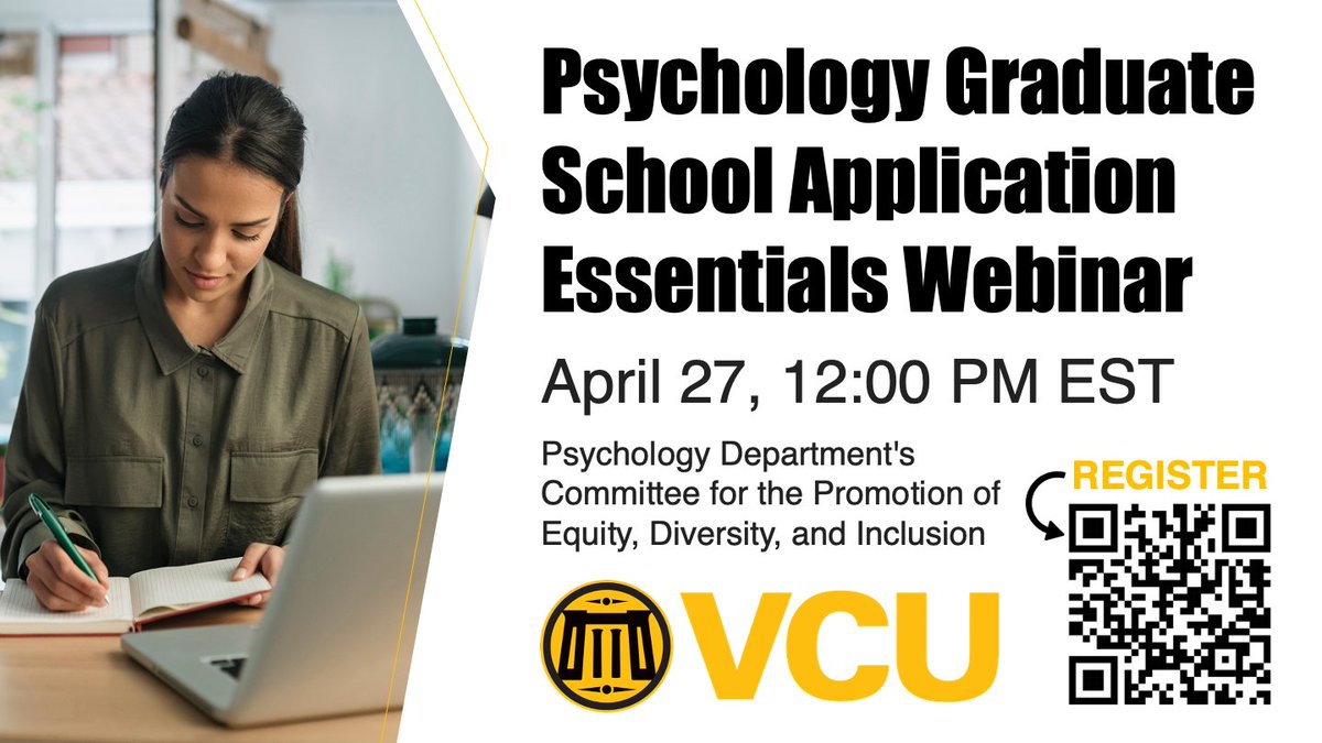 pbeloborodova's tweet photo. Interested in applying for psychology PhD programs? Join our webinar on April 27 at 12 noon EST. We will cover application essentials, from selecting a program to passing interviews. Find out more &amp; register here: https://t.co/HAsa13dieI @AcademicChatter #AcademicTwitter #phdchat https://t.co/6HIu7gqKaG