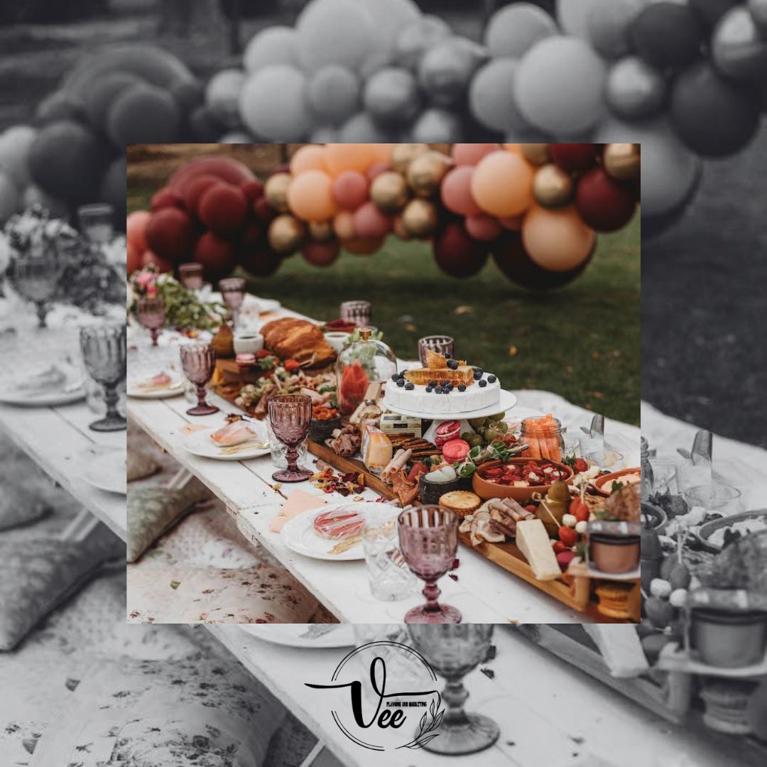 Wedding guests arrive with hearts full of love to honor the couple’s beautiful union, but are often enchanted by delectable cuisine that leave them raving long after the vows have been exchanged.

#eventplanner #eventorganizer #wedding #eventrentals #decorations #MoreInfo