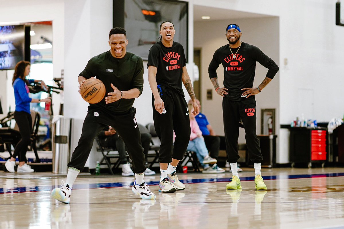 LAClippers's tweet photo. Locked in 🔒 https://t.co/lMyV0qkjp3