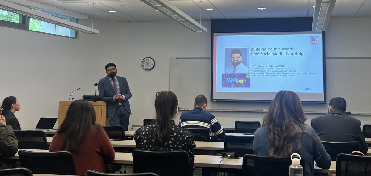 MLSatLoyola's tweet photo. Our students started off #MLPW2023 with a special lecture with @KMirza and finished the day off with the #LabWeekRun2023! https://t.co/IVCjPB9blF
