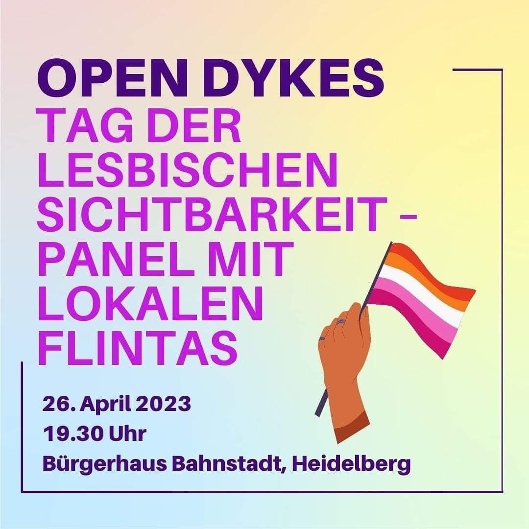 Bürgermeisterin für Soziales, Bildung, Familie und Chancengleichheit Stefanie Jansen die Veranstaltung eröffnet.

Bis Mittwoch! 🌈 (2/2)