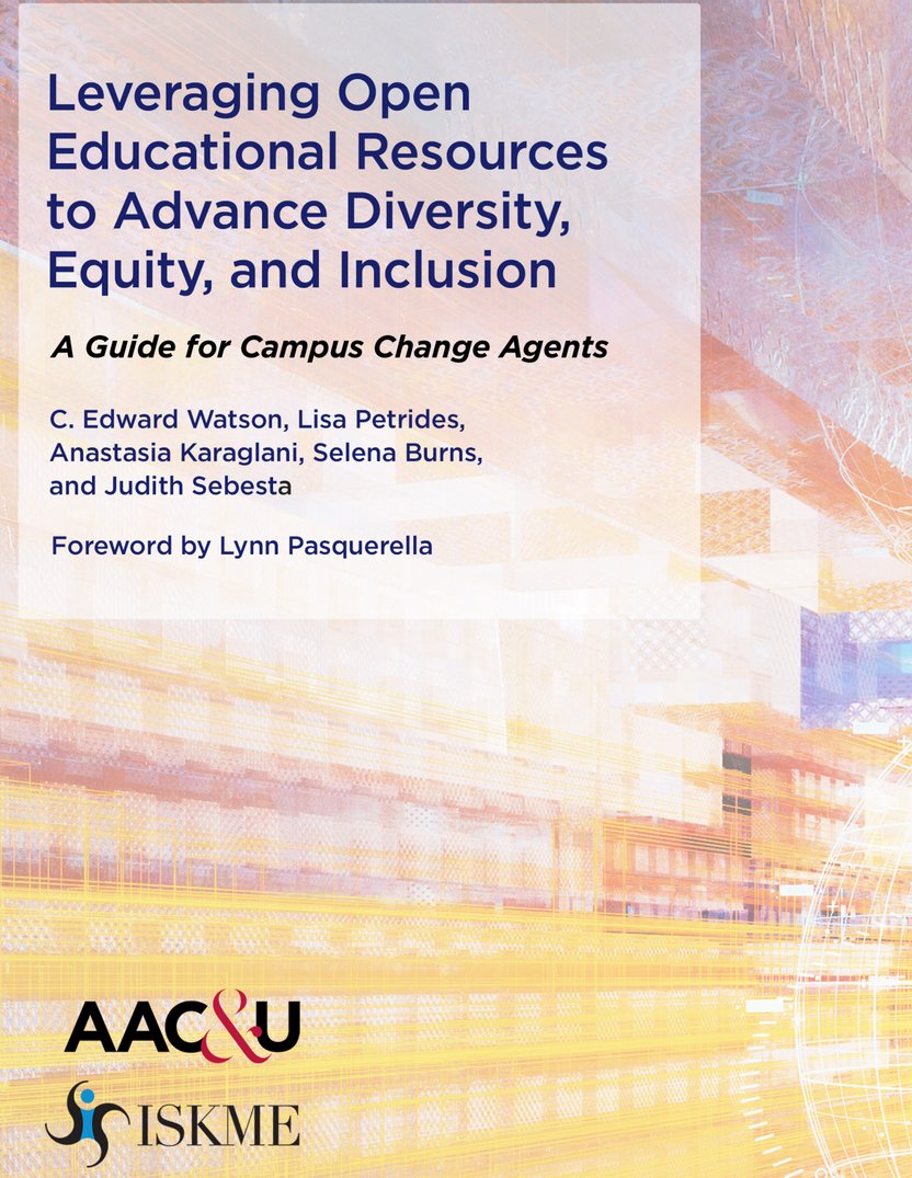 "Leveraging Open  Educational Resources to Advance Diversity, Equity, and Inclusion: A  Guide for Campus Change Agents" based on strategies of 66 higher ed institutions, designed to support the integration of #OER and #DEI goals, by @ISKME <a href="/aacu/">AAC&U</a> #oer drive.google.com/file/d/1dFlyC7…