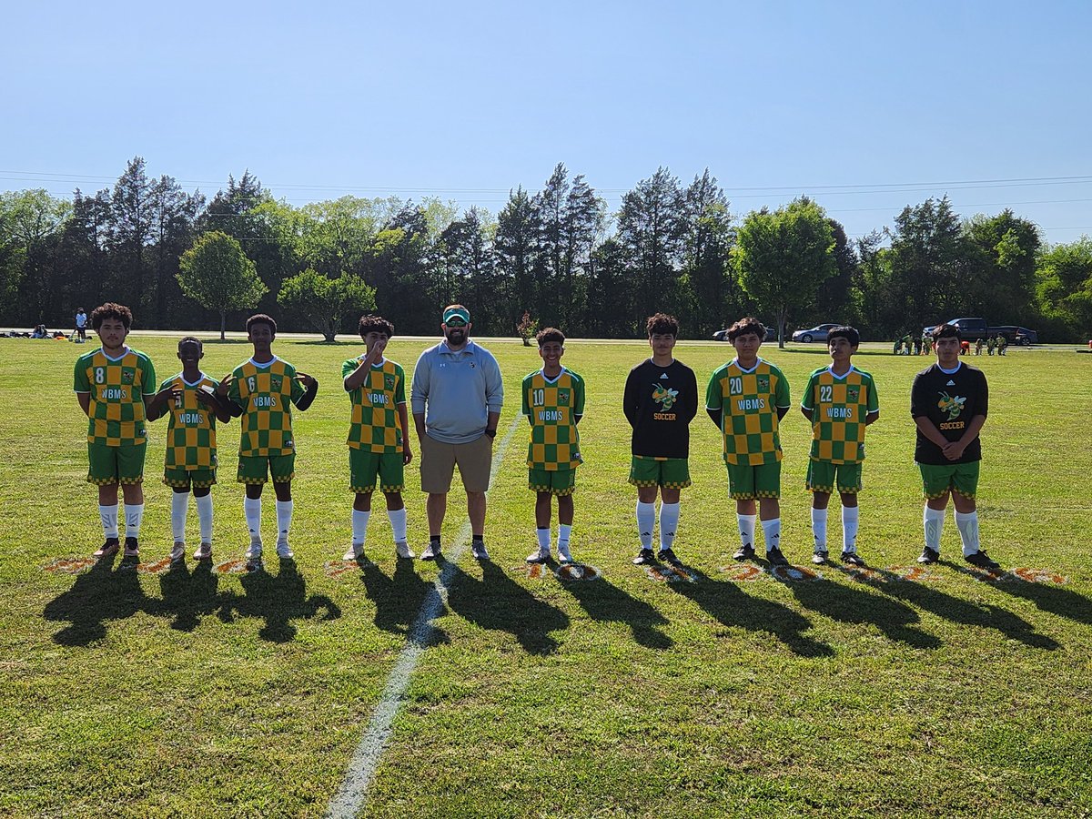 wbmsboro's tweet photo. It was a beautiful day to honor our 8th grade soccer, baseball, and softball athletes. These students have contributed greatly to their programs, and we will certainly miss them as they move into high school next year! https://t.co/IxeF1T8aqo