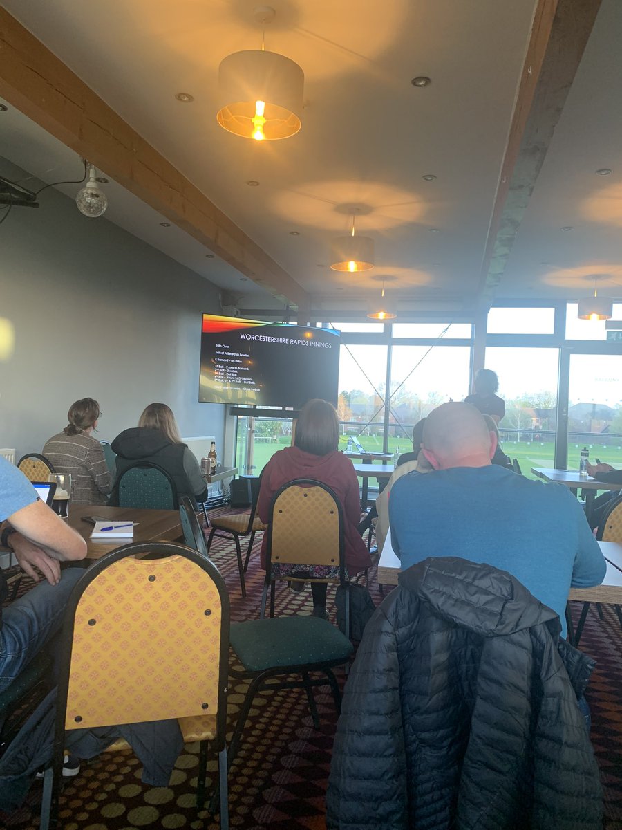 Big thanks to <a href="/andy_exton/">Andy Exton</a> for delivering a Play-Cricket Scoring course at <a href="/HarrogateCC/">Harrogate CC</a>  for the Nidderdale Junior League as they make the switch from CricHQ. 👏🏻✅

Great course and something we can hopefully replicate across the region!