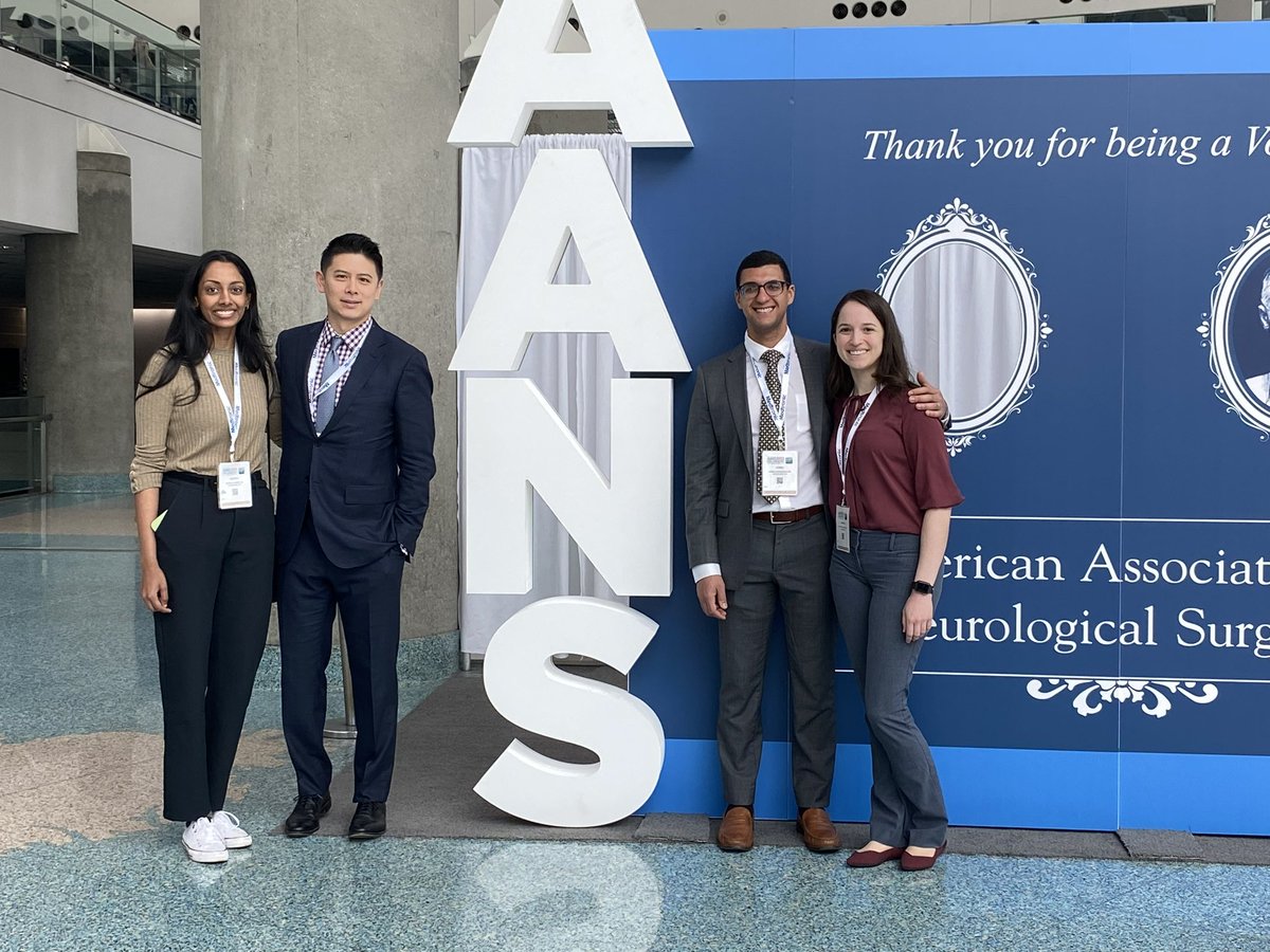 No, this is not a weird couples retreat.  Had a great time at AANS with the CCF crew!  @SwethaSundarMD @JosieVolovetz #AANS2023 #Neurosurgery