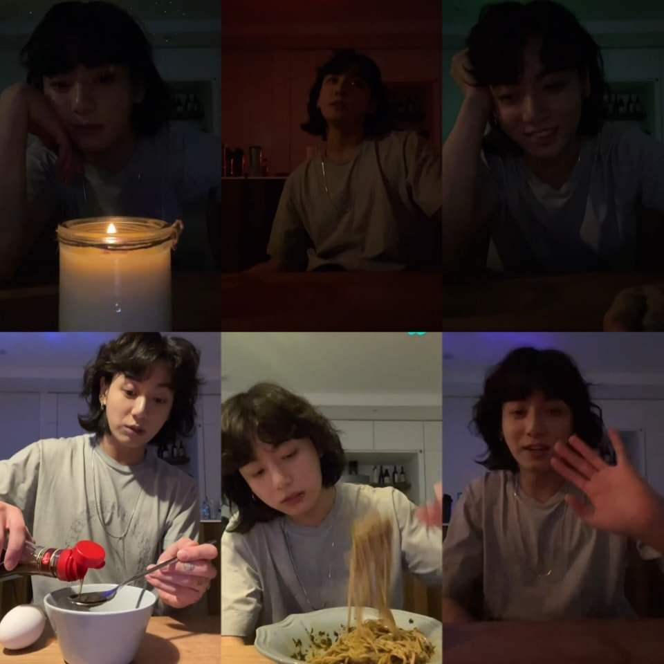 btsgaveme2wings's tweet photo. 🍽️ | RESUMEN:                  

            🐰LIVE POR JUNGKOOK DE @BTS_twt🐰
    (모두 아프지말고 편안한 하루 되세요 — 24.04.23)

• Jungkook ha estado trabajando en música.
• Él hizo un live porque estaba pensado en ARMY.
• Mencionó la premier en la que asistió junto a V [+] https://t.co/msFCxM4wIO
