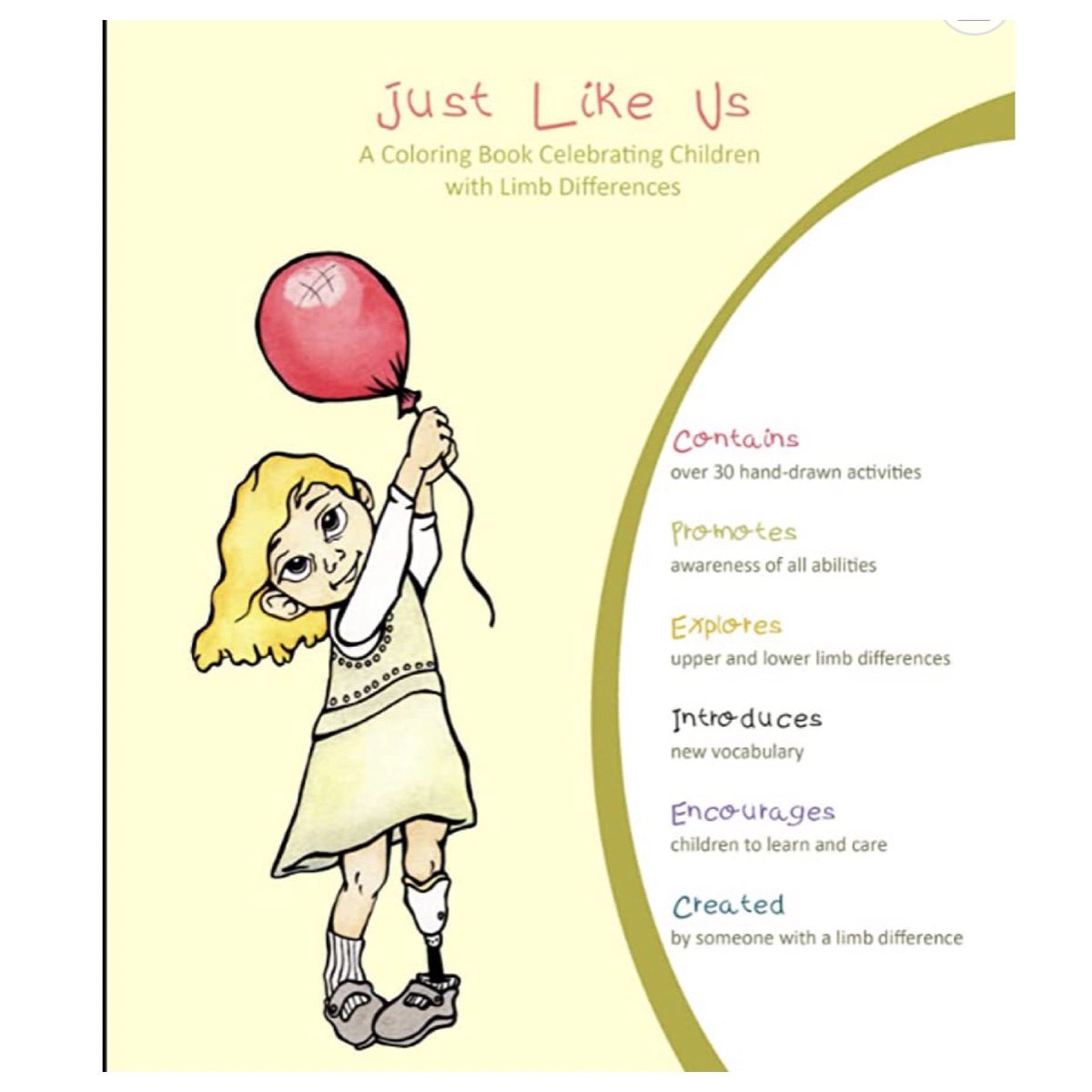 Miss_Halford's tweet image. I can’t wait for my Amazon order to be delivered tomorrow! After learning that April is #limbdifferenceawarenessmonth I’ve found some lovely picture books to share with my class. @samfarnell86 has also found this fab colouring book full of lovely illustrations.❤️ @Topcliffeschool