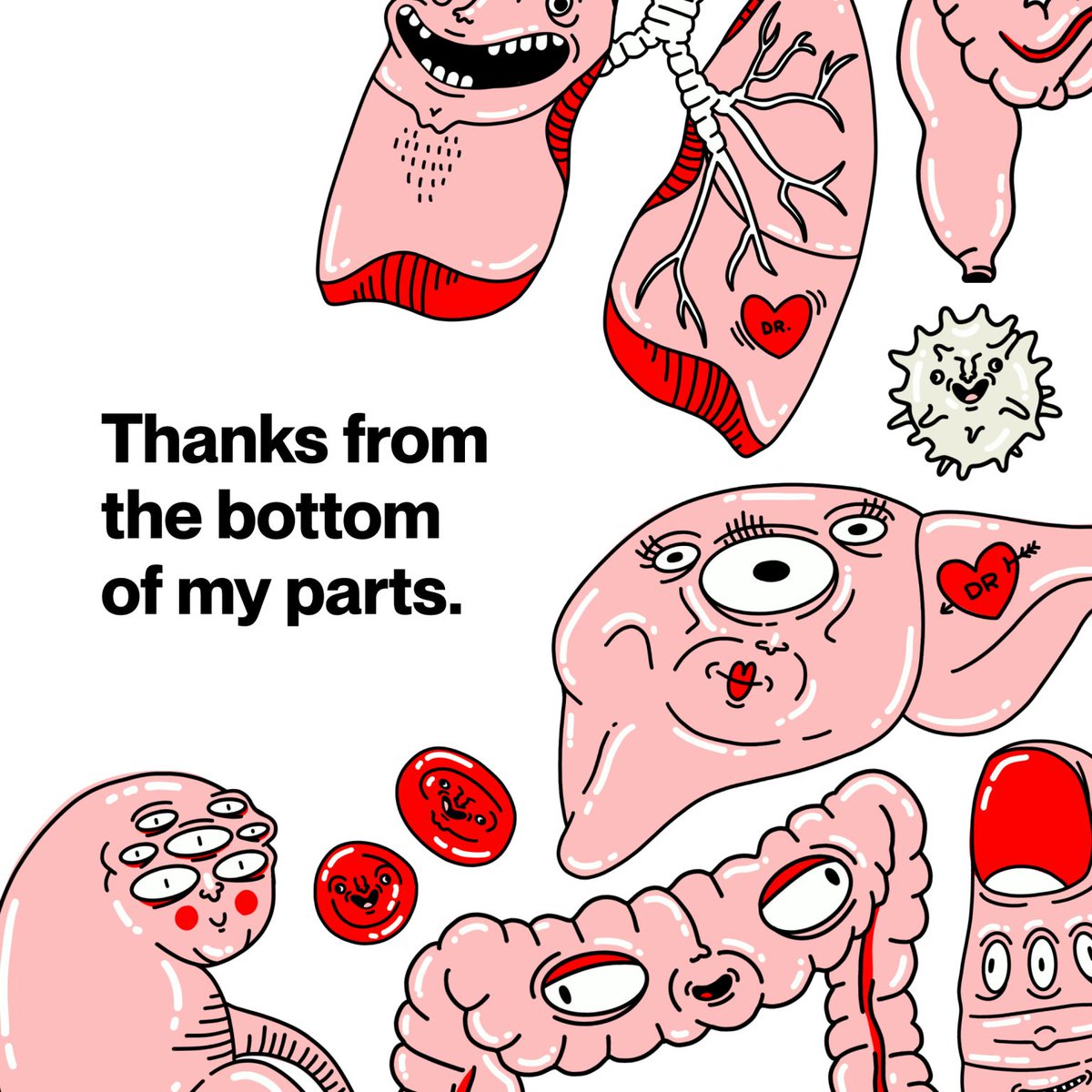 Tell your doctors thank you!

<a href="/fundayagency/">Funday</a> created the “Thank You From The Bottom Of My Parts” collection.

Now you can show gratitude to your #doctor with a body part-specific thank you card.

Check out the whole collection here 👇

society6.com/fundaystore/de…