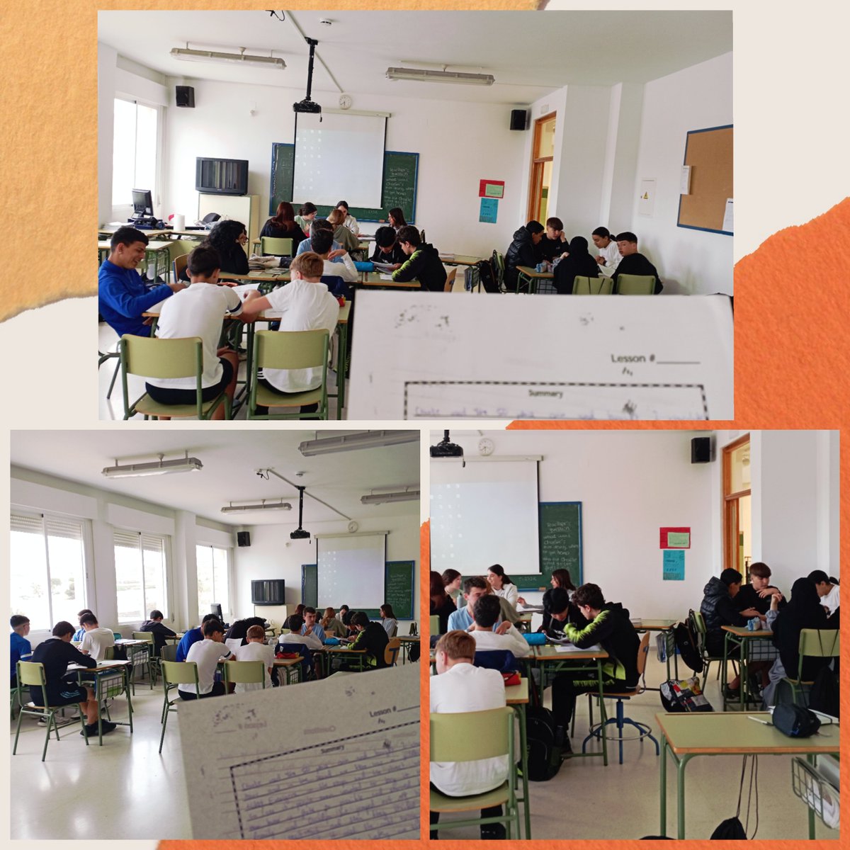ComunicAlfaguar's tweet photo. En el IES Alfaguar seguimos celebrando la pasión por la lectura, el trabajo en equipo, la expresión oral y escrita y la crítica y reflexión en inglés con los #readingcircles semanales. #DiaDelLibro #ReadingisPassion #CharlieAndTheChocolateFactory 😍📚🗣️ https://t.co/vopw3y5HQA