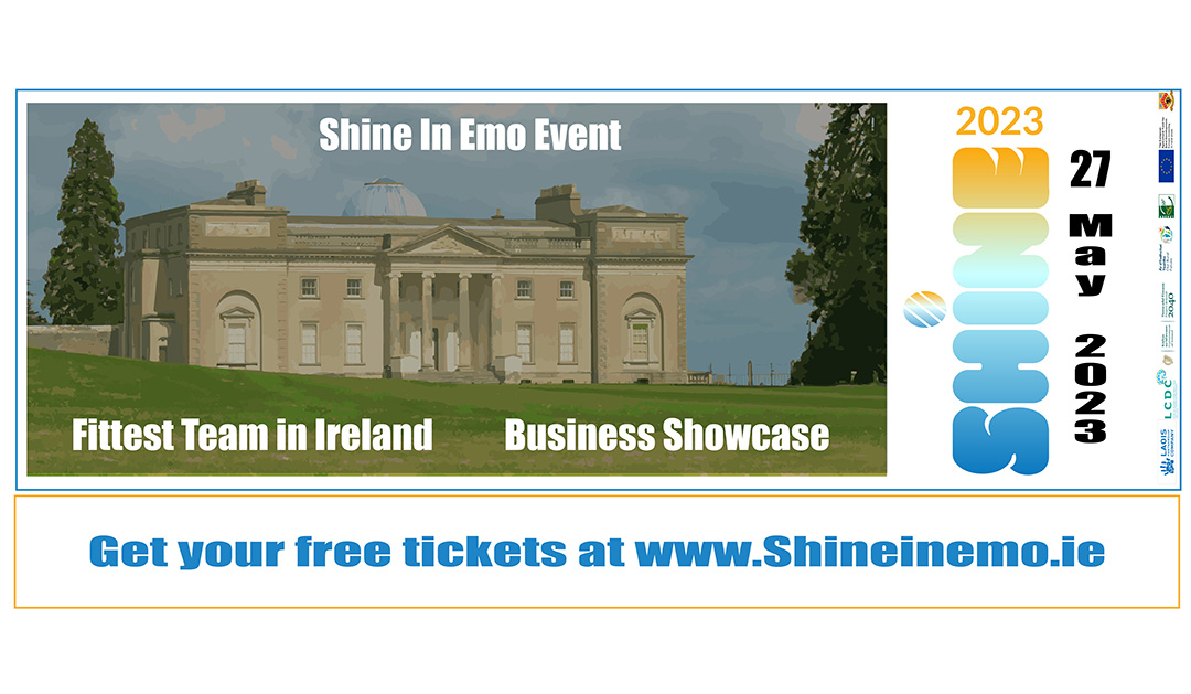 Shine2023 is happening this May 27th in Emo Court , Co Laois. 
Entry to the event is free but we ask that you pre-book your free tickets for the event at the link below.
eventbrite.ie/e/shine-2023-t…
#fittestteaminireland #YourTimeToShine
#shine2023 #emocourt #businessshowcase2023