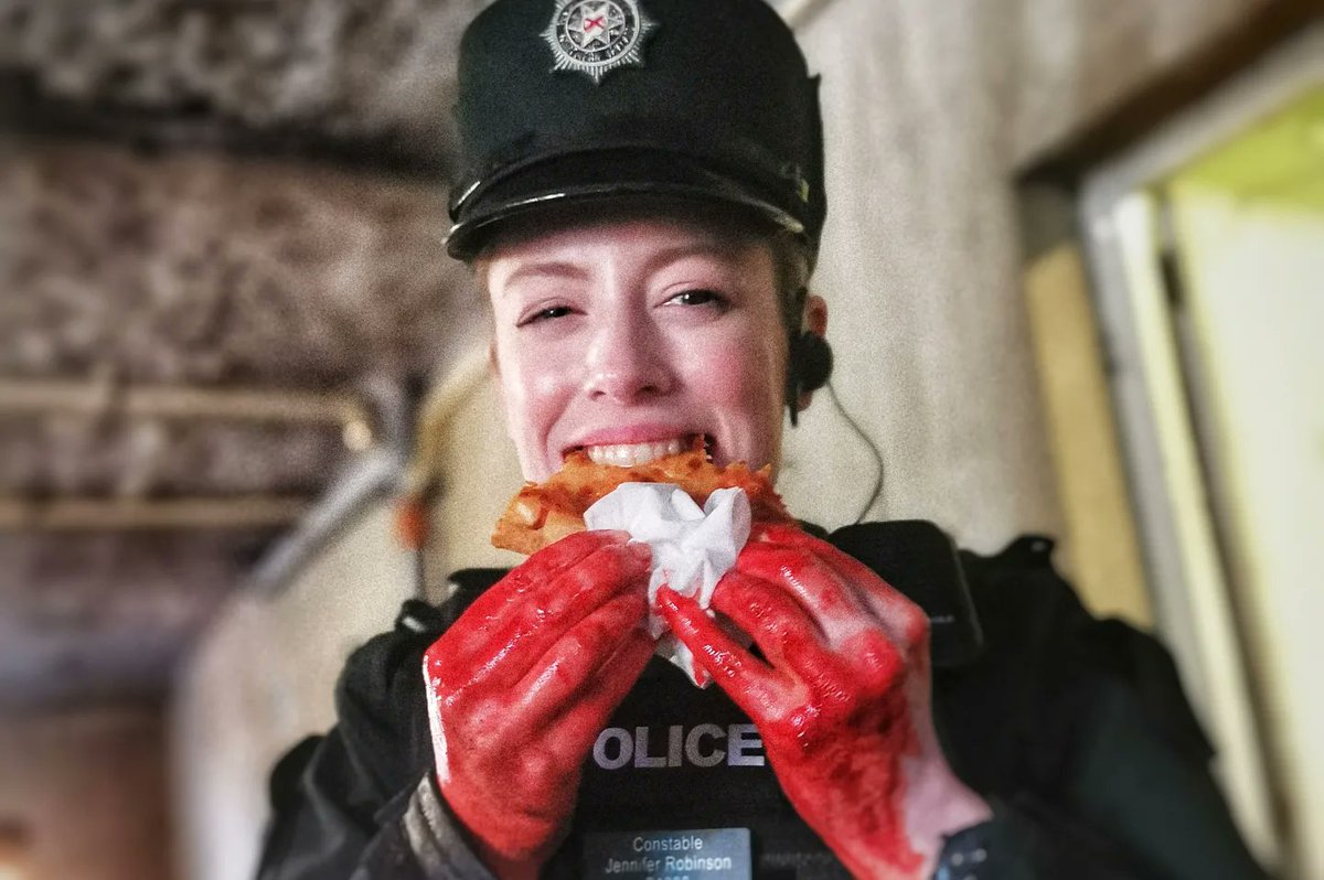 Upon reflection I'm glad they cut the 'Jen cannibalises Gerry' scene. But by god it was some of @H_L_McClean finest work. #BlueLights <a href="/BBCOne/">BBC One</a> <a href="/TwoCitiesTV/">Two Cities Television</a> @DecLawn