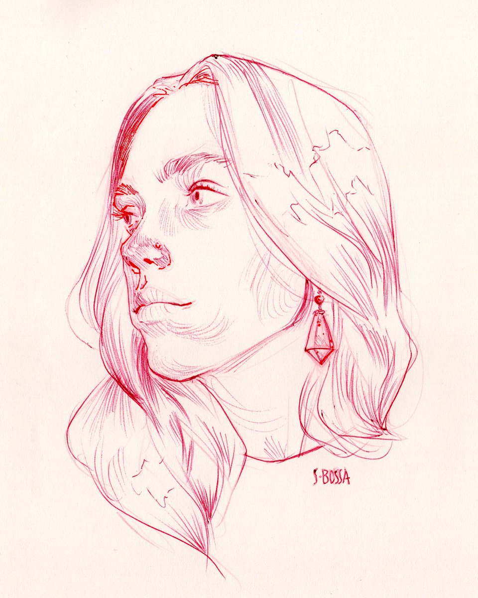 SilvanaBossa's tweet photo. Since I stopped posting my art on Twitter for a while, I'll be adding the ones I missed 🙂
This one is red ballpoint pen on @moleskine. https://t.co/FQgBW9mpvk