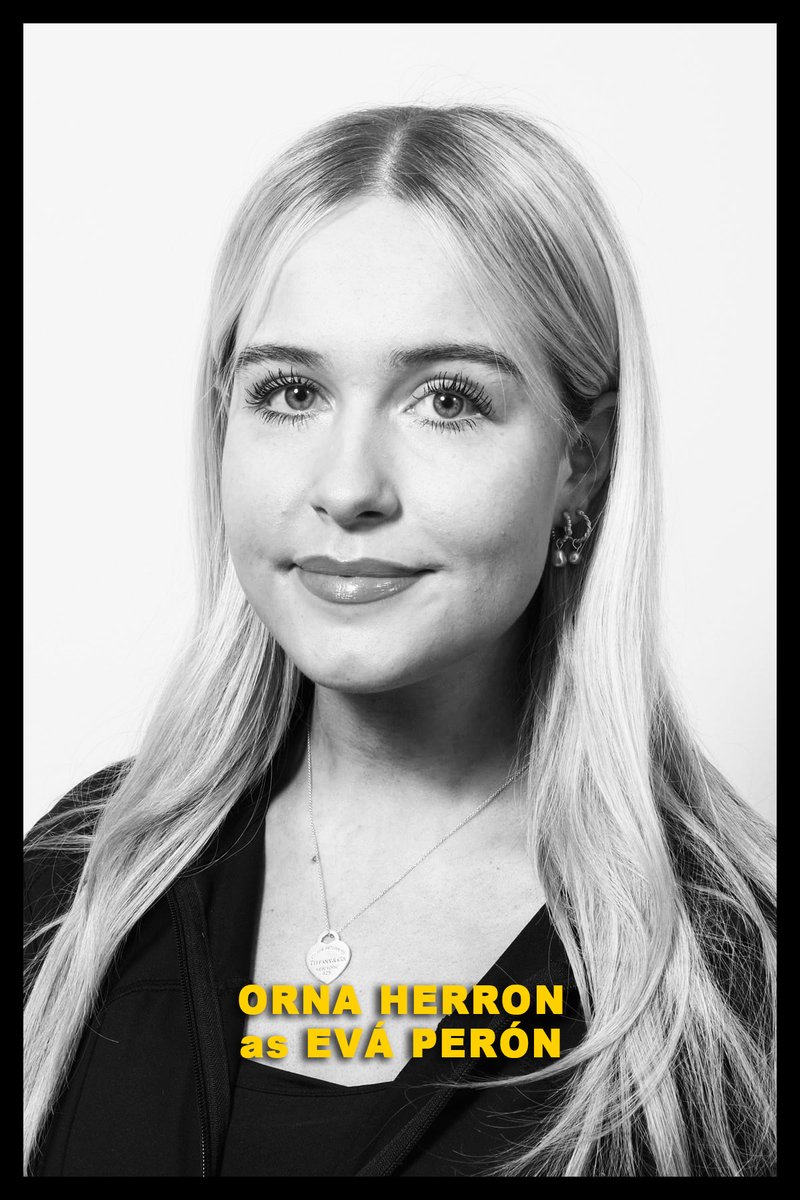 The coveted role of Evá Perón will be shared between Katie Chambers and Orna Herron. 

Katie's Schedule: 06, 10, 11, 13, 18 &amp; 20 May
Orna's Schedule: 05, 07, 12, 14, 17 &amp; 19 May

BardicTheatre.com for your tickets 

#Evita #AndrewLloydWebber #TimRice