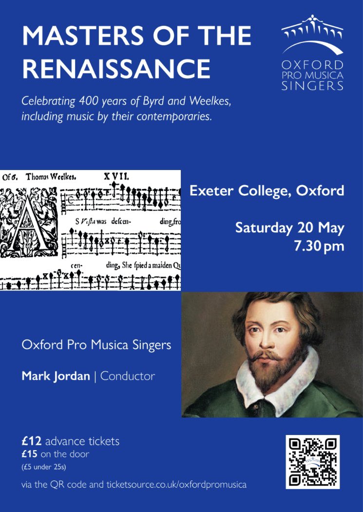 Oxford Pro Musica Singers (@oxfordpromusica) on Twitter photo We are very excited about this concert celebrating #Byrd400 đ¶ The choir is on top form, matching the beauty of our stunning programme & lovely venue. Tickets <a href="/TicketSource/">TicketSource</a> Please share TY <a href="/OxTweets/">OxTweets</a> <a href="/DailyInfoOxford/">Daily Info</a> <a href="/BBCOxford/">BBC Oxfordshire</a> <a href="/ClassicFM/">Classic FM</a> <a href="/oxfordtimes/">Oxford Times</a> <a href="/TheOxfordMail/">Oxford Mail</a> <a href="/concertdiary/">Concert Diary UK</a> We are very excited about this concert celebrating #Byrd400 đ¶ The choir is on top form, matching the beauty of our stunning programme & lovely venue. Tickets <a href="/TicketSource/">TicketSource</a> Please share TY <a href="/OxTweets/">OxTweets</a> <a href="/DailyInfoOxford/">Daily Info</a> <a href="/BBCOxford/">BBC Oxfordshire</a> <a href="/ClassicFM/">Classic FM</a> <a href="/oxfordtimes/">Oxford Times</a> <a href="/TheOxfordMail/">Oxford Mail</a> <a href="/concertdiary/">Concert Diary UK</a>