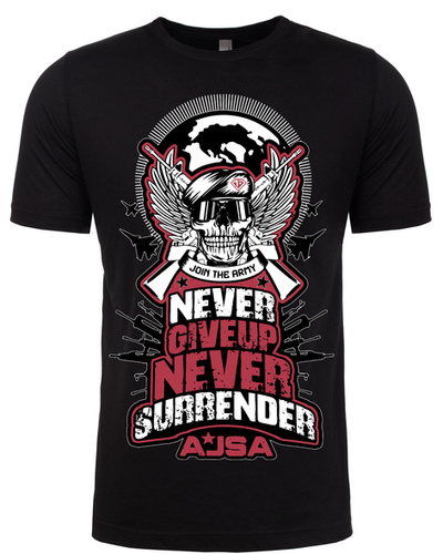 RoguesApparel's tweet photo. Angry Joe- Never Give Up Never Surrender. 
https://t.co/wkhAx0hDr8
#AngryJoeShow #AJSA #Never #Surrender #Art #Shirt #New #Buy #Shop #Fashion #TShirt #OriginalArt https://t.co/jtKoh2c6Cz