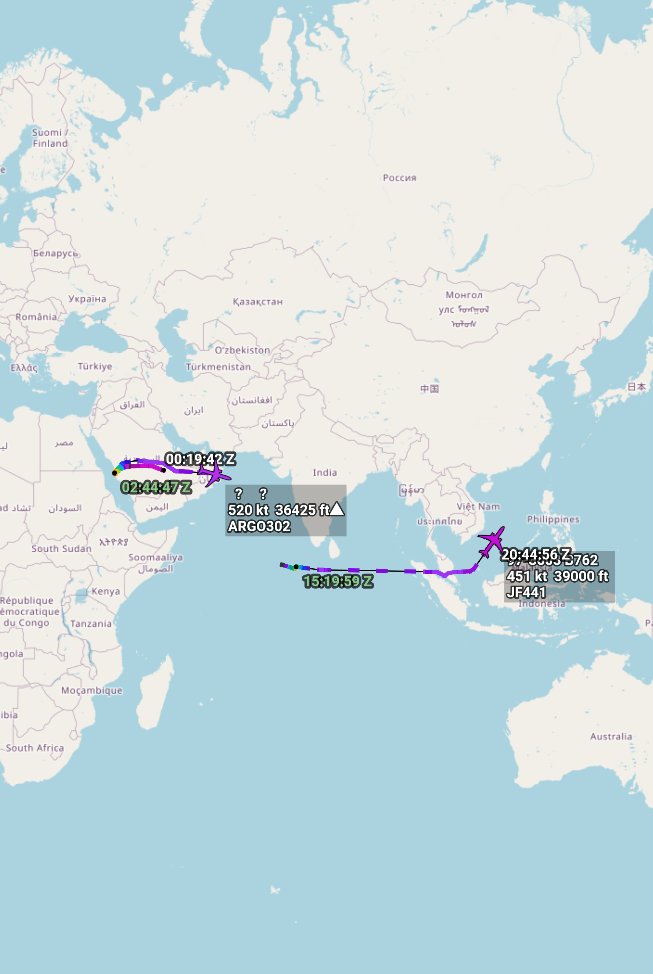 Oceanworldfree's tweet photo. 🇰🇷 Republic of Korea Air Force 
#대한민국공군 #ROKAF
ARGO302 (19-003)  #71F863

🇯🇵JASDF #空自 JF441 97-3603 #87CC09

#ArabianSea 
#SouthChinaSea

Airbus A330-243(MRTT)
Boeing 767 https://t.co/CJJuZxbsxM
