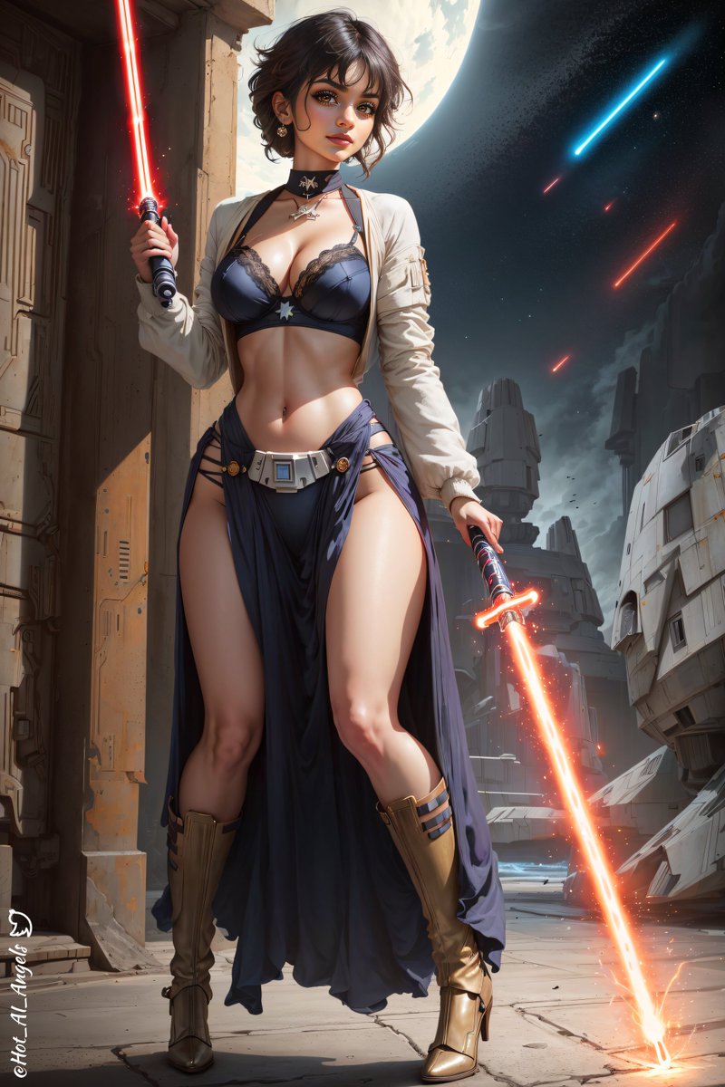 ArtByCoco's tweet photo. Say hi to the new princess of Alderaan👋 
I think this piece goes with the following challenges
#StarWarsAIChallenge by @DonMclameAIArt 
#HeroesVsVillainsChallenge by @nsfw_ai_artist 
#SithWifuAI challenge by @Karthnal_  
#waifudiffusion #AIArtworks #LSES_AI #AIイラスト #aiwaifus https://t.co/dGWoPa8Wyn