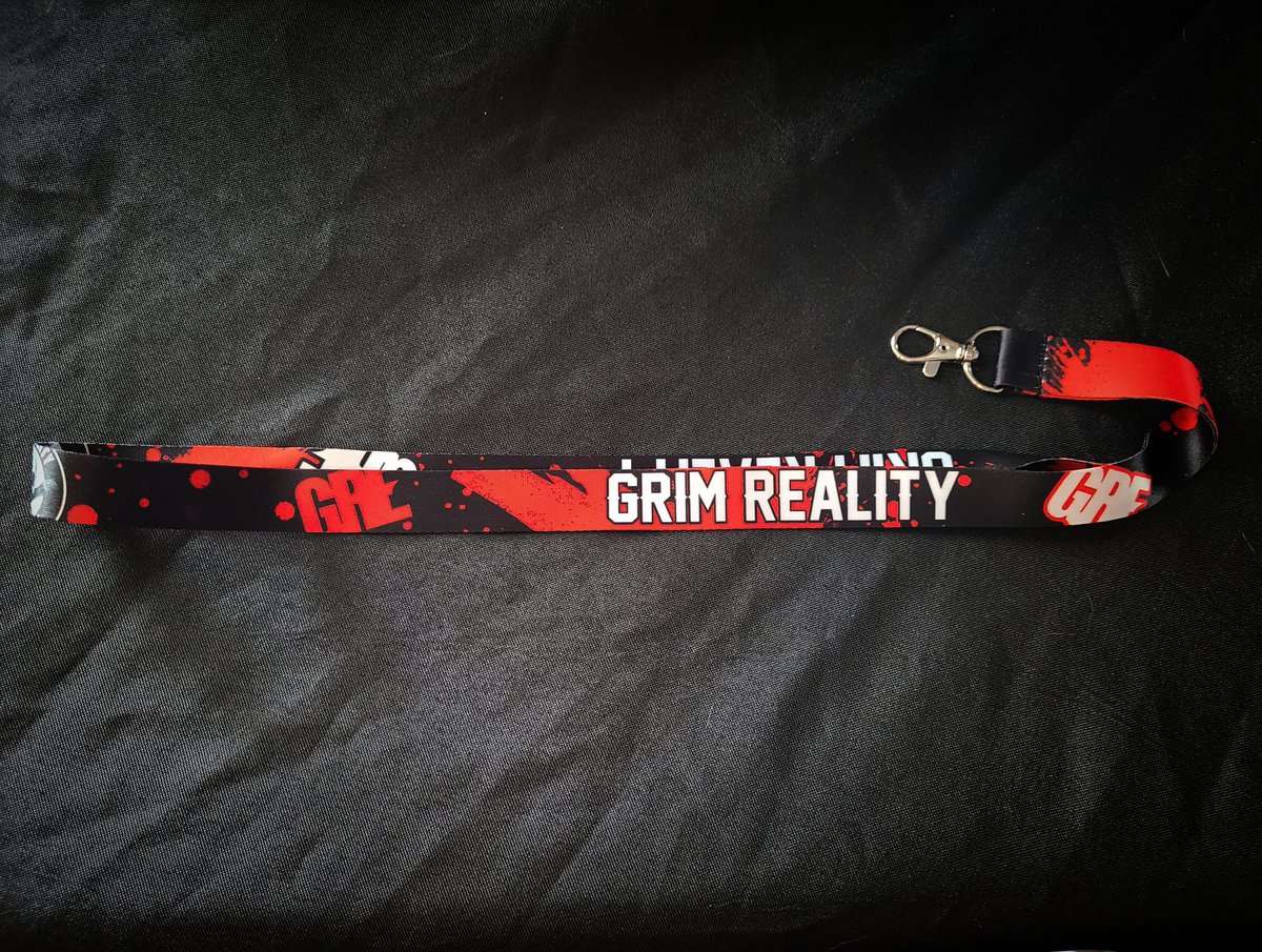 The new GRE merch keeps coming... Check out these fresh new GRE Lanyards... now available in the Grim Reality Entertainment webstore 

grimrealityentertainment.net/product/895677
