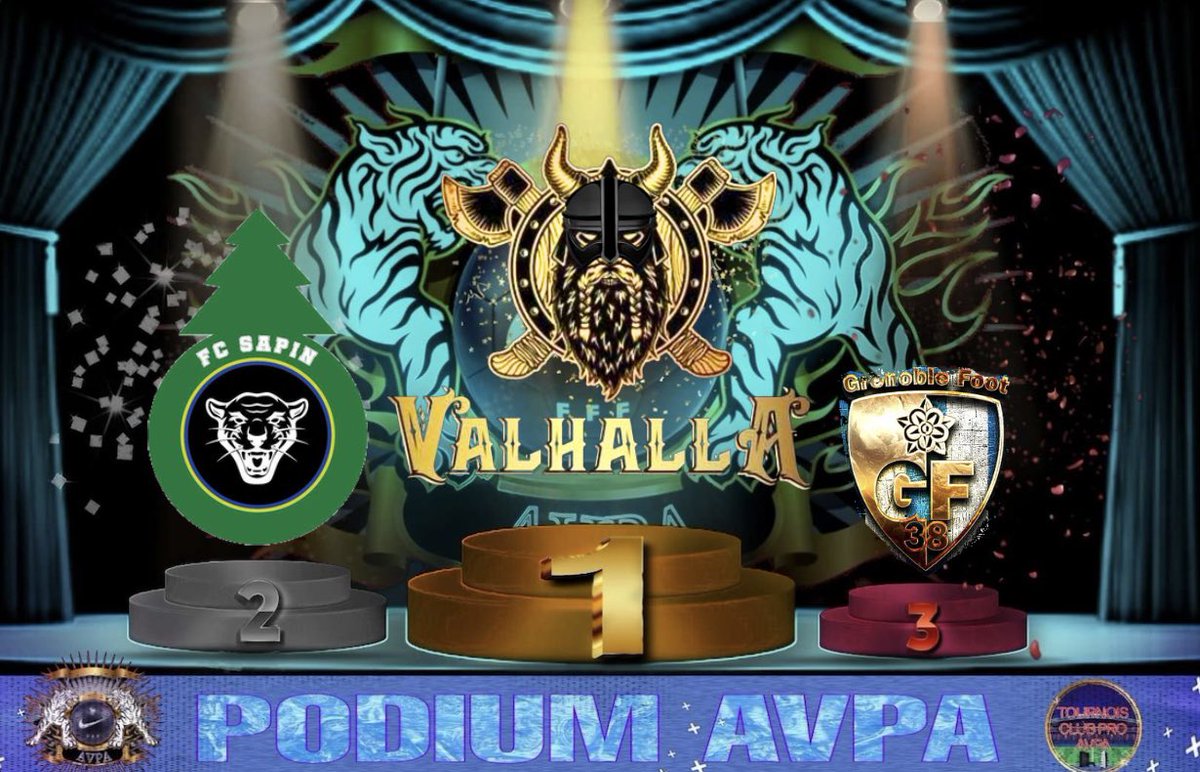 ⚜️ Tournoi A ⚜️

🏆 #xLaVista 
🥈 @MsaMandrill 
🥉 #GenesisCF 

⚜️ Tournoi B ⚜️

🏆 #Valhalla 
🥈 #SapinFc 
🥉 #GF38XI 

Gg aux 28 participants 👏🏼