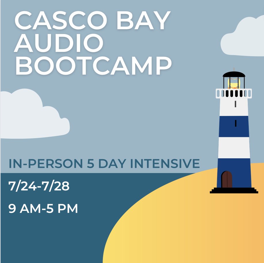 Sign up now! With an emphasis on experiential learning and boots-on-the ground field reporting, this unique week-long intensive with @nrvsaks offers a chance to develop basic audio storytelling and production skills while getting to know Casco Bay cs.meca.edu/cpd-120-s23-2-…