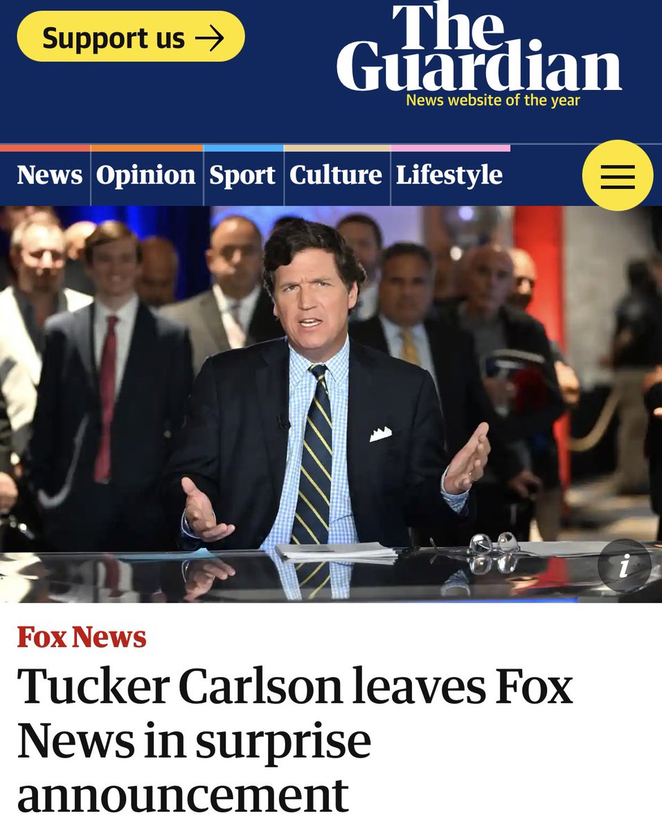 🇧🇷 FALSA DEMOCRACIA 👉 SE QUESTIONAR É DEMITIDO OU MORTO: O mundo todo está vivendo uma simulação, não há mais democracia. Turkey Carlson, o apresentador mais famoso da Fox News, USA, foi demitido basicamente por questionar o sistema eleitoral, e os ataques no Capitólio, de 6 de…