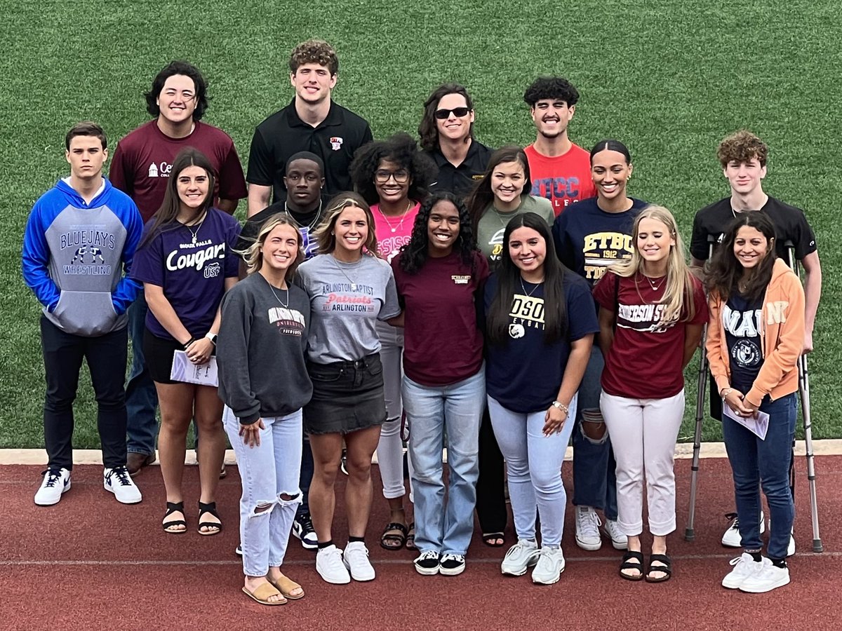 Congratulations to our Scholarship Athletes going on to play their sport at the collegiate level!! Way to go Wolverines!! #weareclearbrook #onaquest
