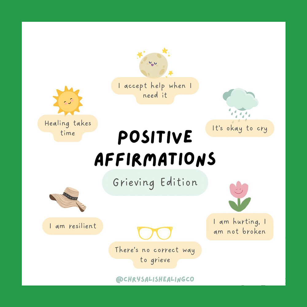 ourhousegrief's tweet photo. Be kind to yourself while #grieving. #positiveaffirmations

📷:chrysalishealingco (Instagram) https://t.co/aj40yRQ2GP