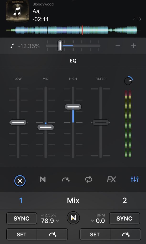 neoamaru's tweet image. “Aaj” sounds wayyy better at -12.35% it’s speed..fact the whole album does!! 🤘🏼😎Especially “Dana-Dan” #JustSaying #mood  #nowblasting @Bloodywood2