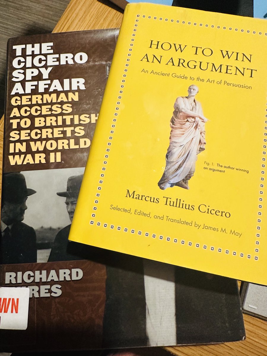 abel_DMChampion's tweet image. My recent Spring read 📚 collection. I love reading the ancient guide/text. You can learn a lot from them &amp;amp; relevant today’s application. The Cicero spy affair - it is more than spycraft. You can gleam about the human psychology. #SpringRead