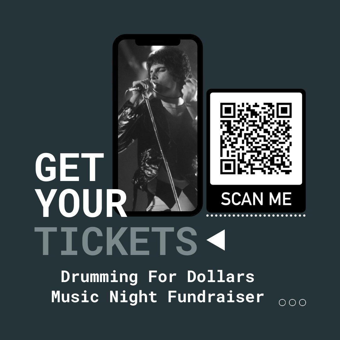 smthunderbeats's tweet photo. You don't want to miss this night of rock n' roll!🤘🎸 Scan the QR codes to purchase tickets and raffle tickets - 20 prizes to be won! 🤩 Thanks for supporting your ⚡️musicians💙💛 #theroadtogold #countdowntonationals @stmikesbolton https://t.co/L0fGi34rbq