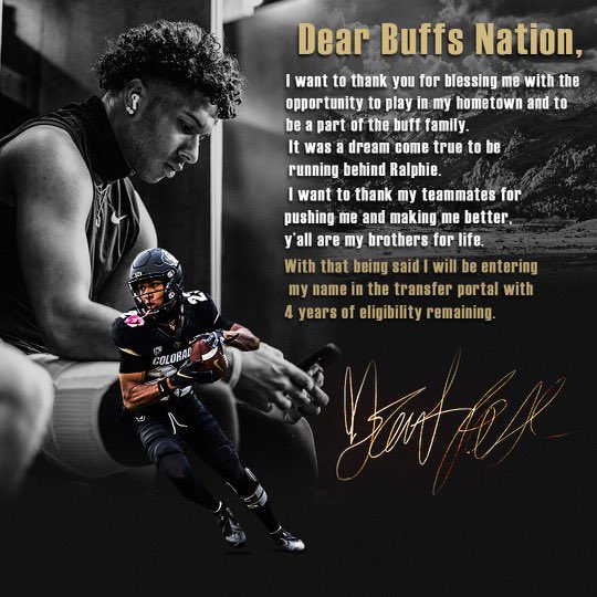 Thank you Buff nation 🖤💛